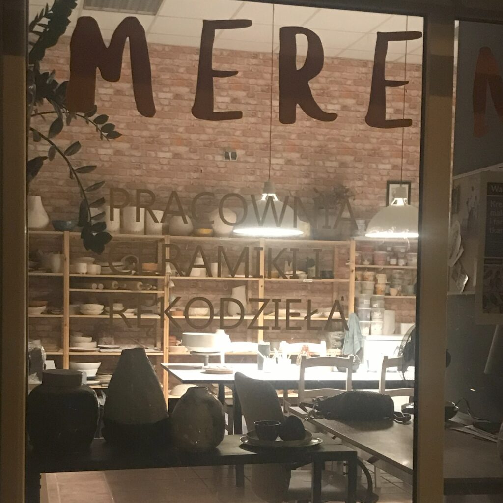 warsztaty ceramiki w warszawie, wnętrze pracowni